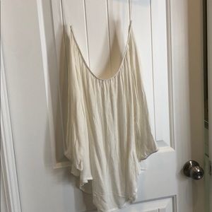 White off shoulder shirt